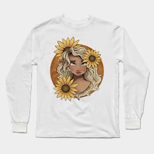 Sunflower fairy Long Sleeve T-Shirt